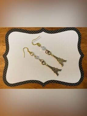 NEW Swarovski Eiffel Tower Crystal earrings